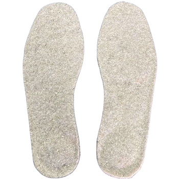 Foottab Comfort Keçe Ayakkabı Tabanlık Beyaz Ortopedik Tabanlık Poli Üzeri Saf Yün Keçe Taban