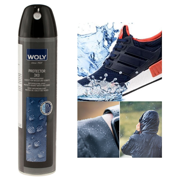 Woly Protector 3x3 Su İtici Leke Önleyici Koruyucu Ayakkabı Bakım Spreyi